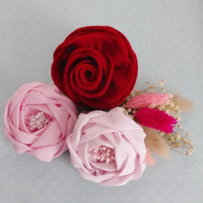fabric-and-felt-roses
